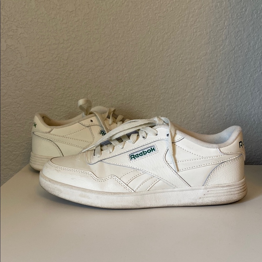 Reebok White Sneakers Classic Tennis Design